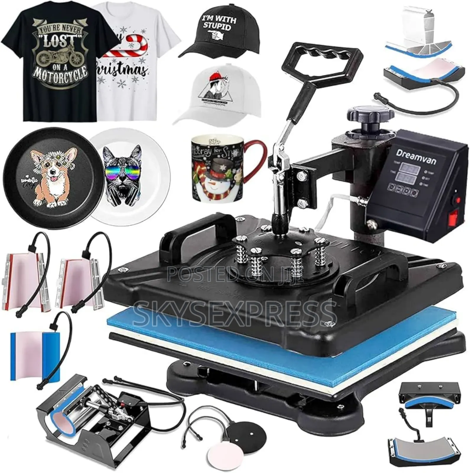 8 In 1 Heat Press Machine