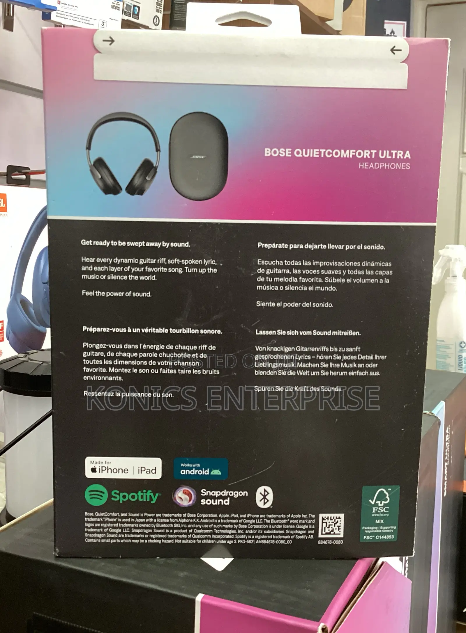 Bose Quietcomfort Ultra Bluetooth Headphones
