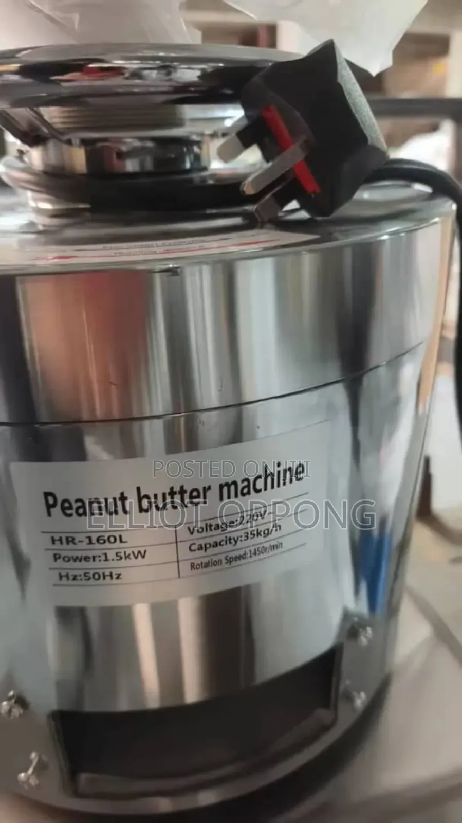 Groundnut/Peanut Grinder 50kg/H