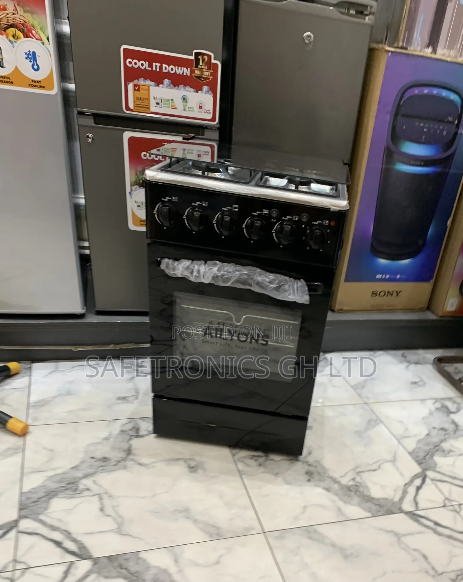 Newly Approved Black 50x50 1 Electric Grill 3 Gas Ailyons Cooker