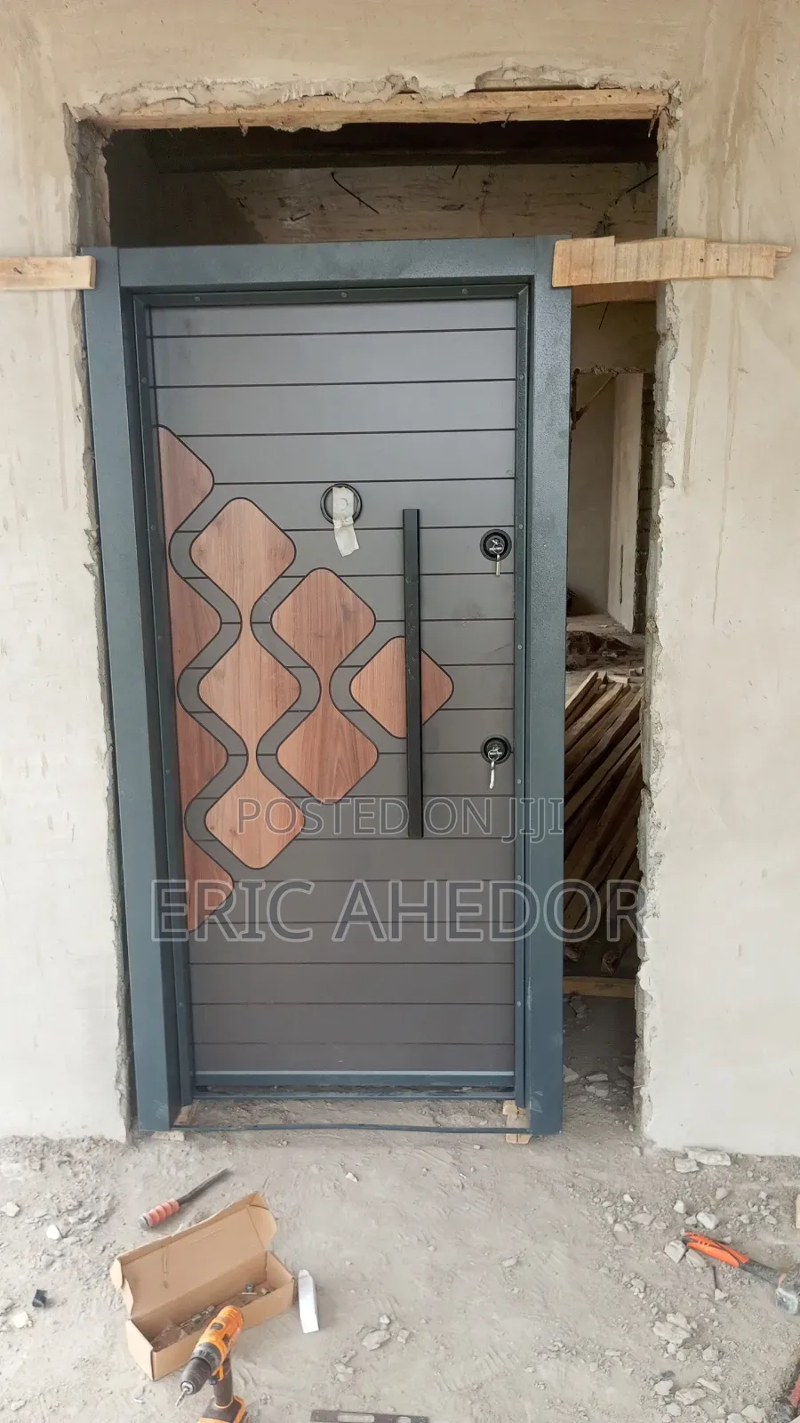 Single Heavy Duty Security Door+ Handle Durable