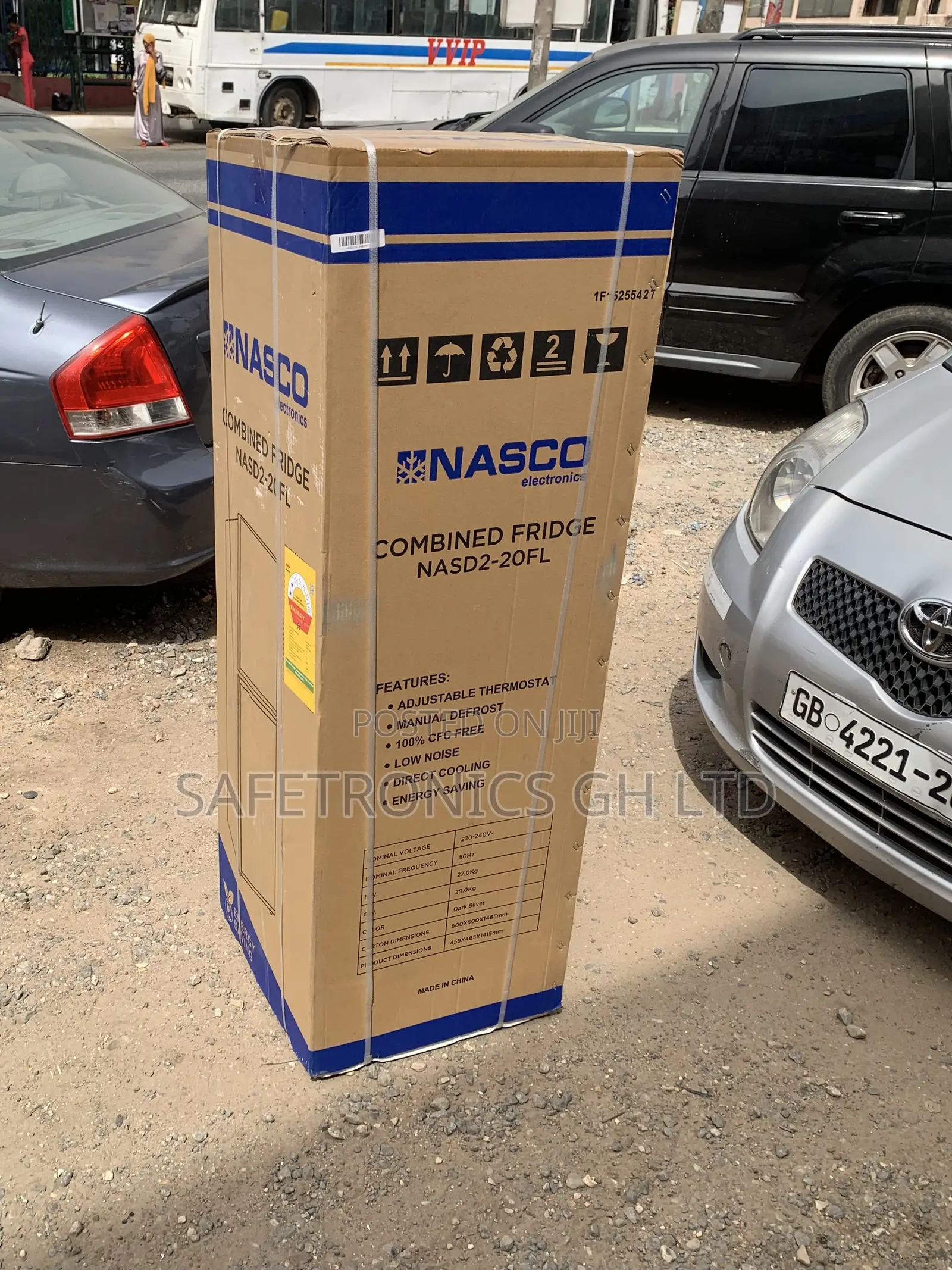 Secure New 158 Liters Bottom Mount Grey Nasd2-20fl 2 Doors Fridge
