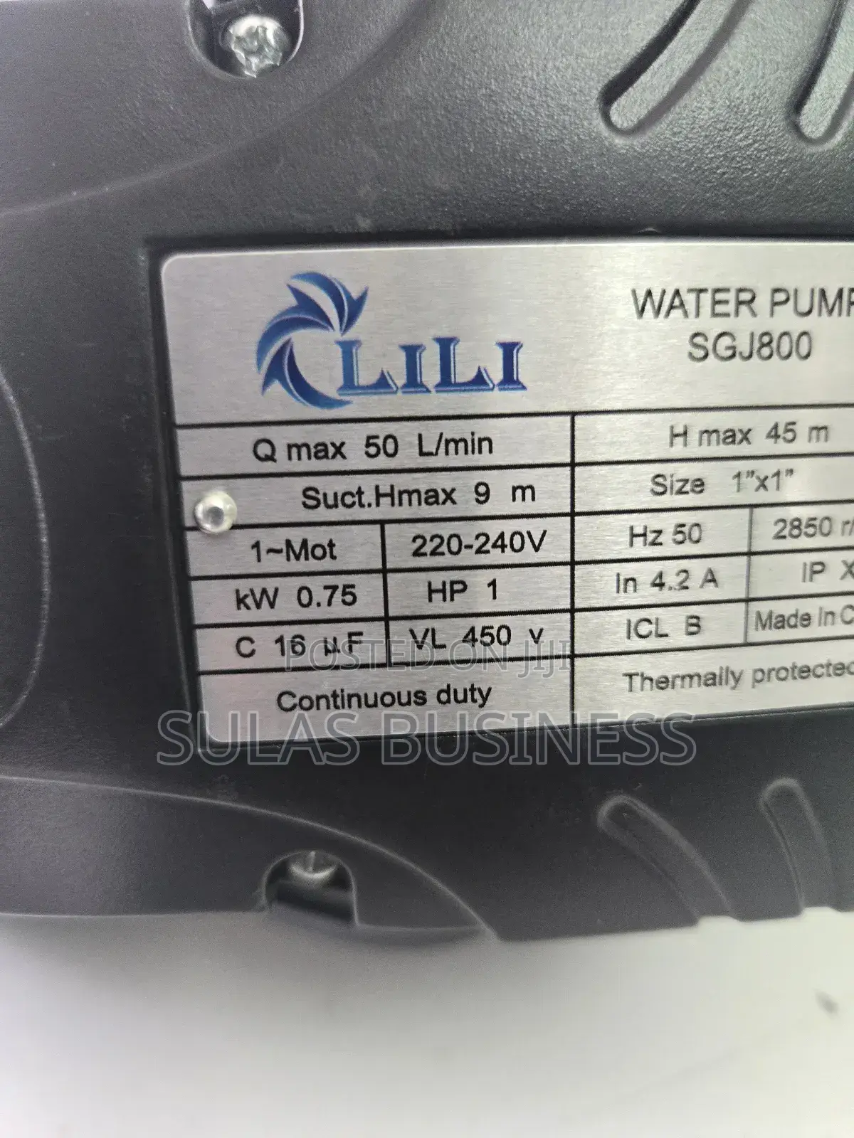 Lili Water Pump
