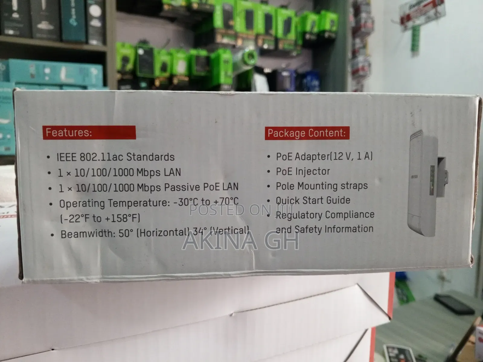 Hikvision Smart Managed Outdoor Cpe 5ghz 867mbps 12 Dbi Ds-3wf03-5ac/O
