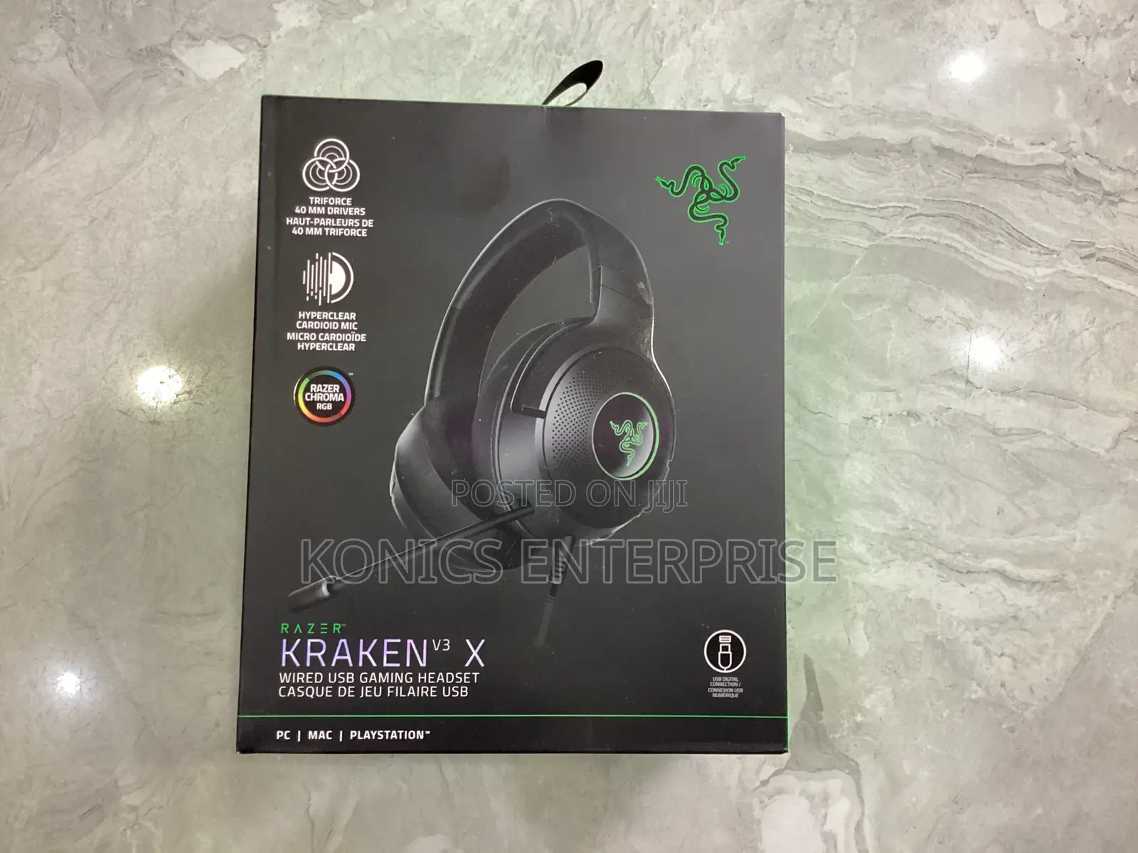 Razer - Kraken V3 X Wired Over-the-Ear Gaming Headset