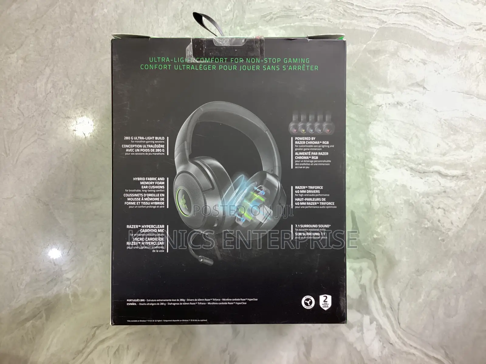 Razer - Kraken V3 X Wired Over-the-Ear Gaming Headset
