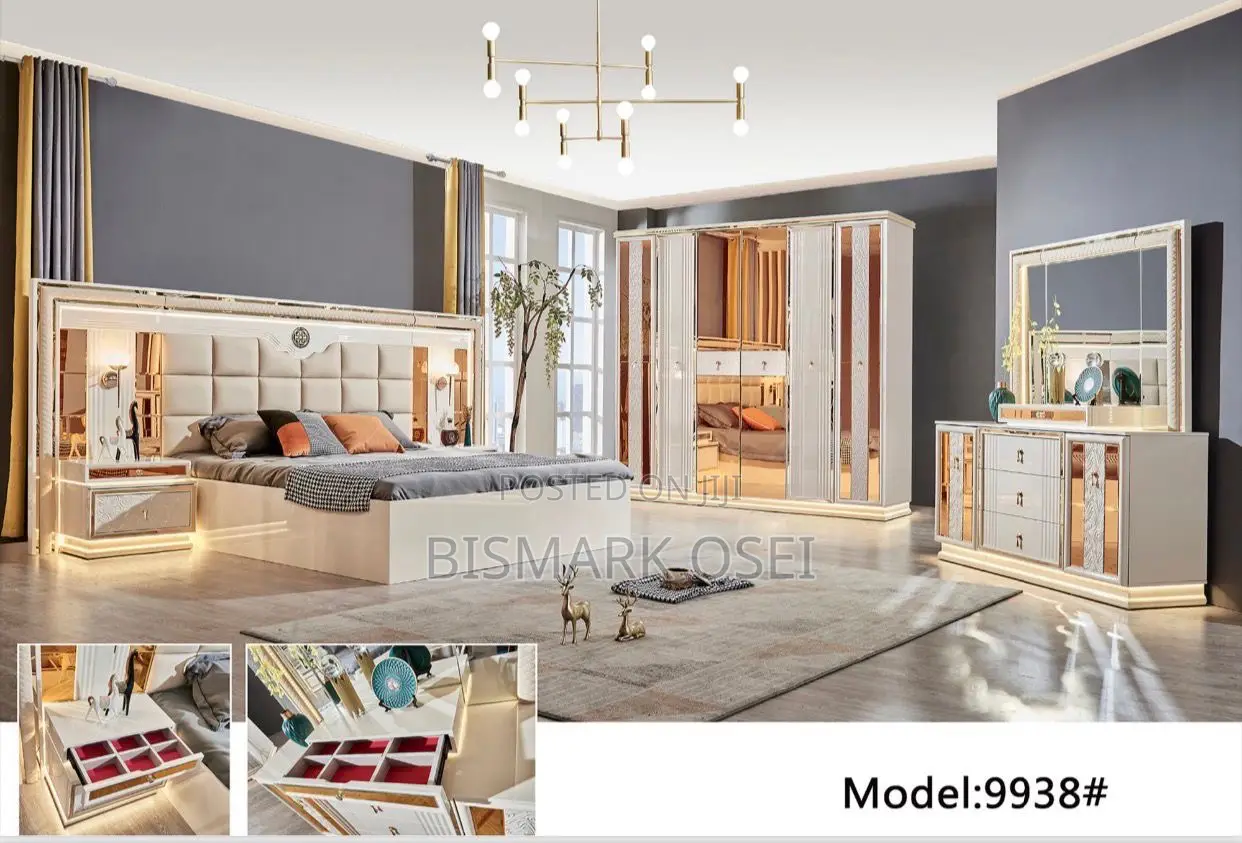 A Royal Bed, Comes With Royal Beautiful Dressing Mirror
