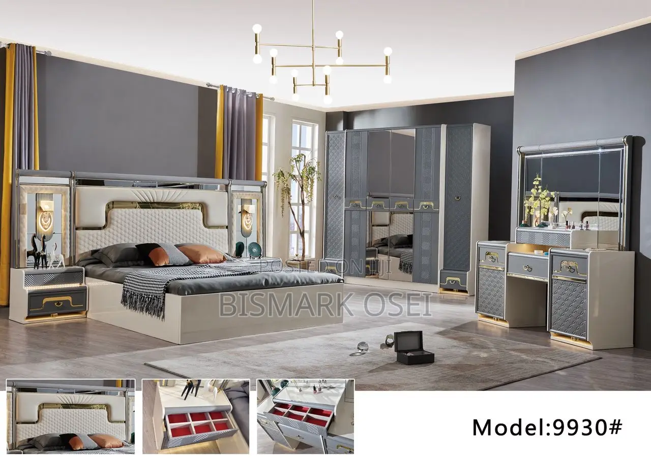 A Royal Bed, Comes With Royal Beautiful Dressing Mirror