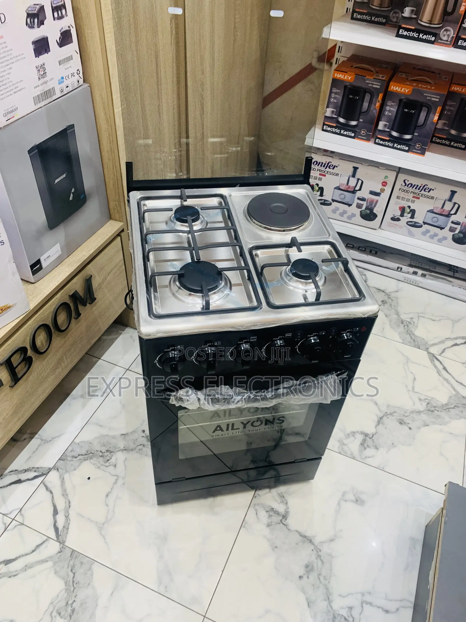 Quality Sleek Gas Electric Cooker 3-1 Ailyons