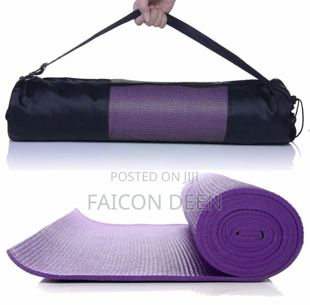 Soft Thick and Durable Yoga Mat + Free Bag or Carrier