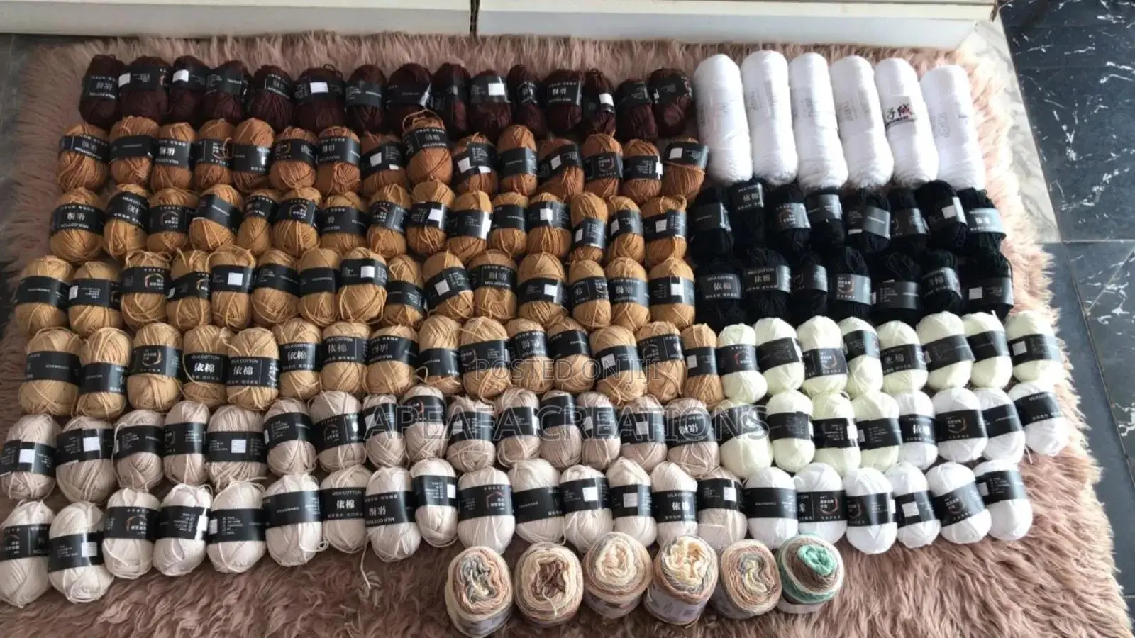 4ply 50g Milk Cotton Yarn