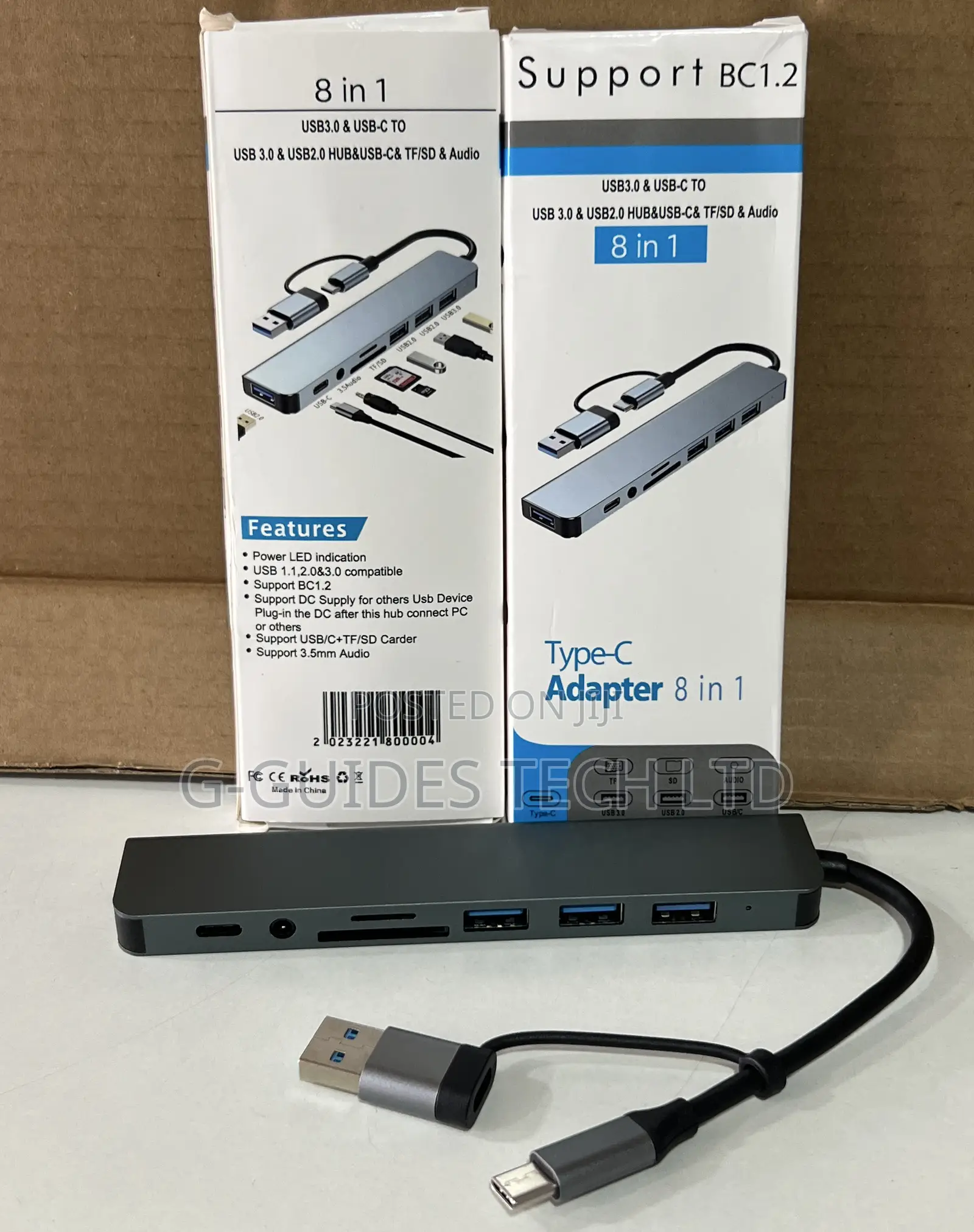 8-in-1 Usb Type-C Adapter , 8-in-1 Usb Type-C Multifunction Adapter