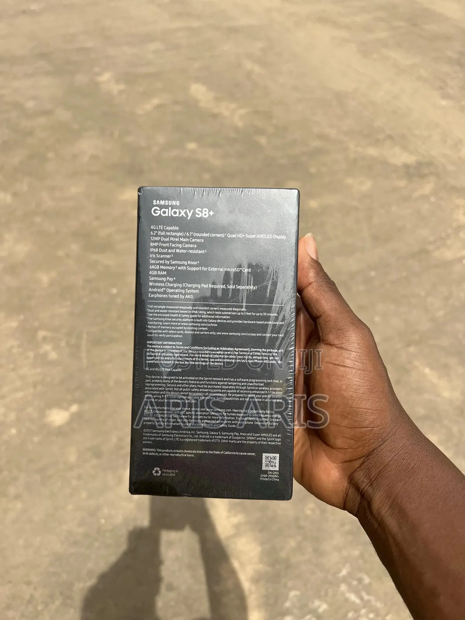 New Samsung Galaxy S8+ 128 GB Black