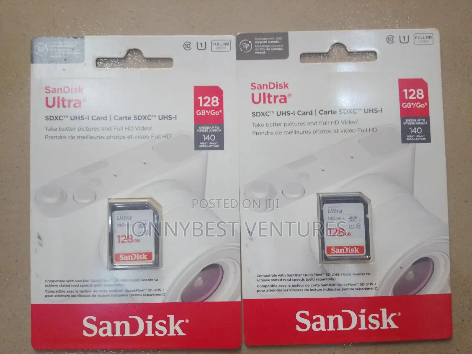 128gb Camera Memory Sandisk Brand