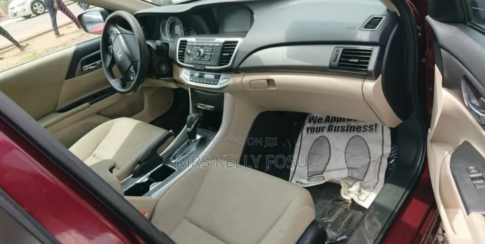 Honda Accord EX 4dr Sedan (2.4L 4cyl 6M) 2015 Burgundy