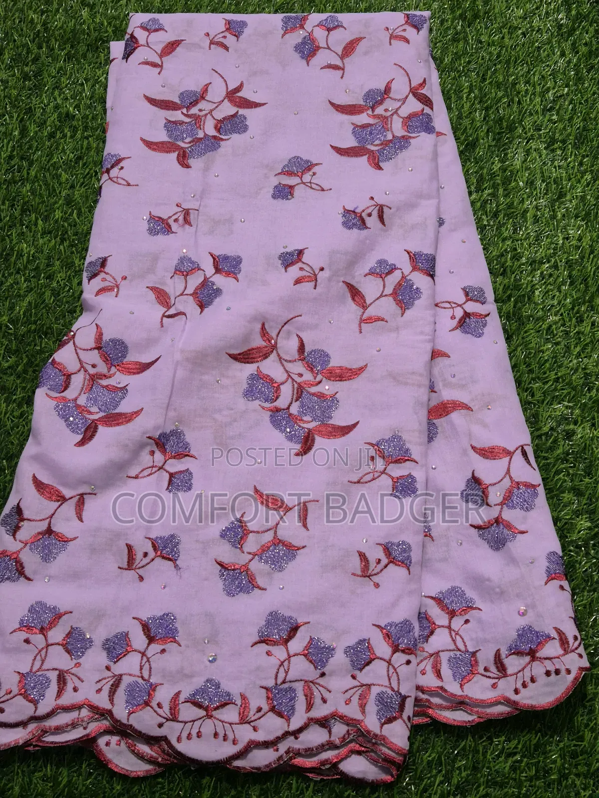 Soft Lilac Swiss Voile Lace