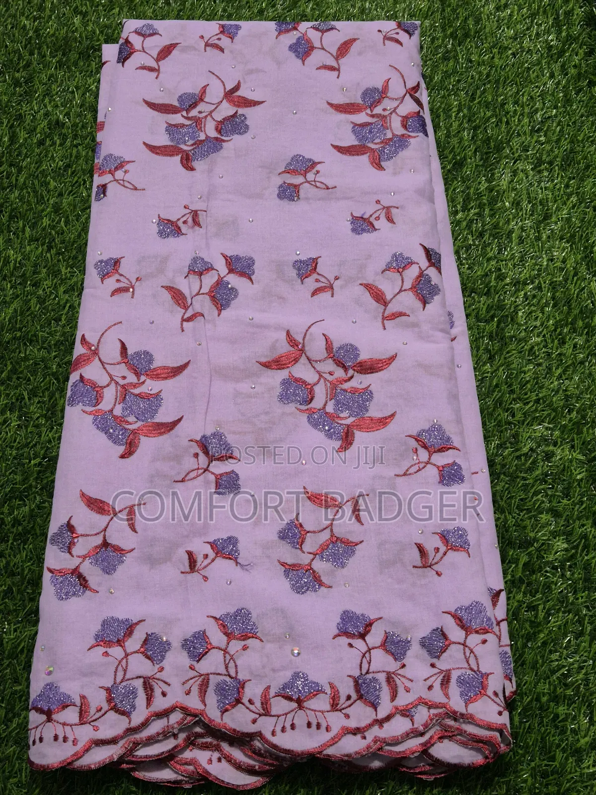 Soft Lilac Swiss Voile Lace