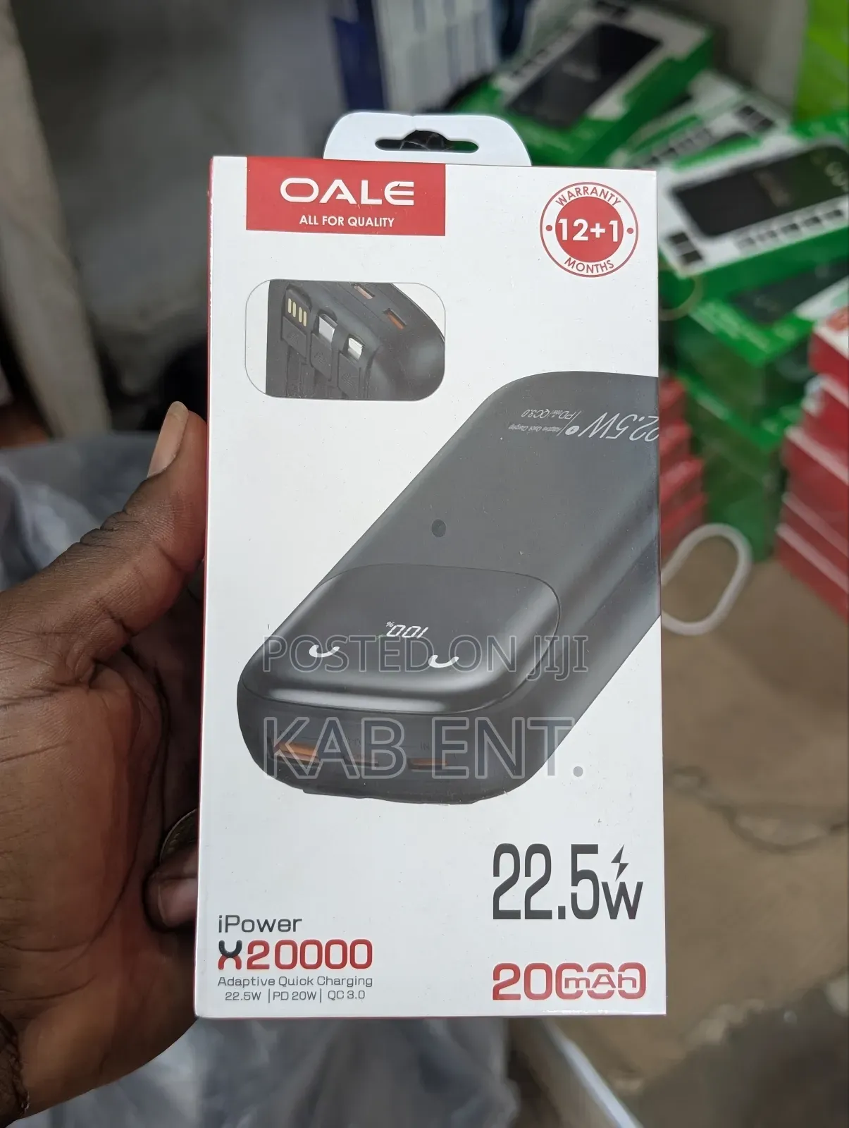 Oale Fast Charging Power Bank (20000 Mah)