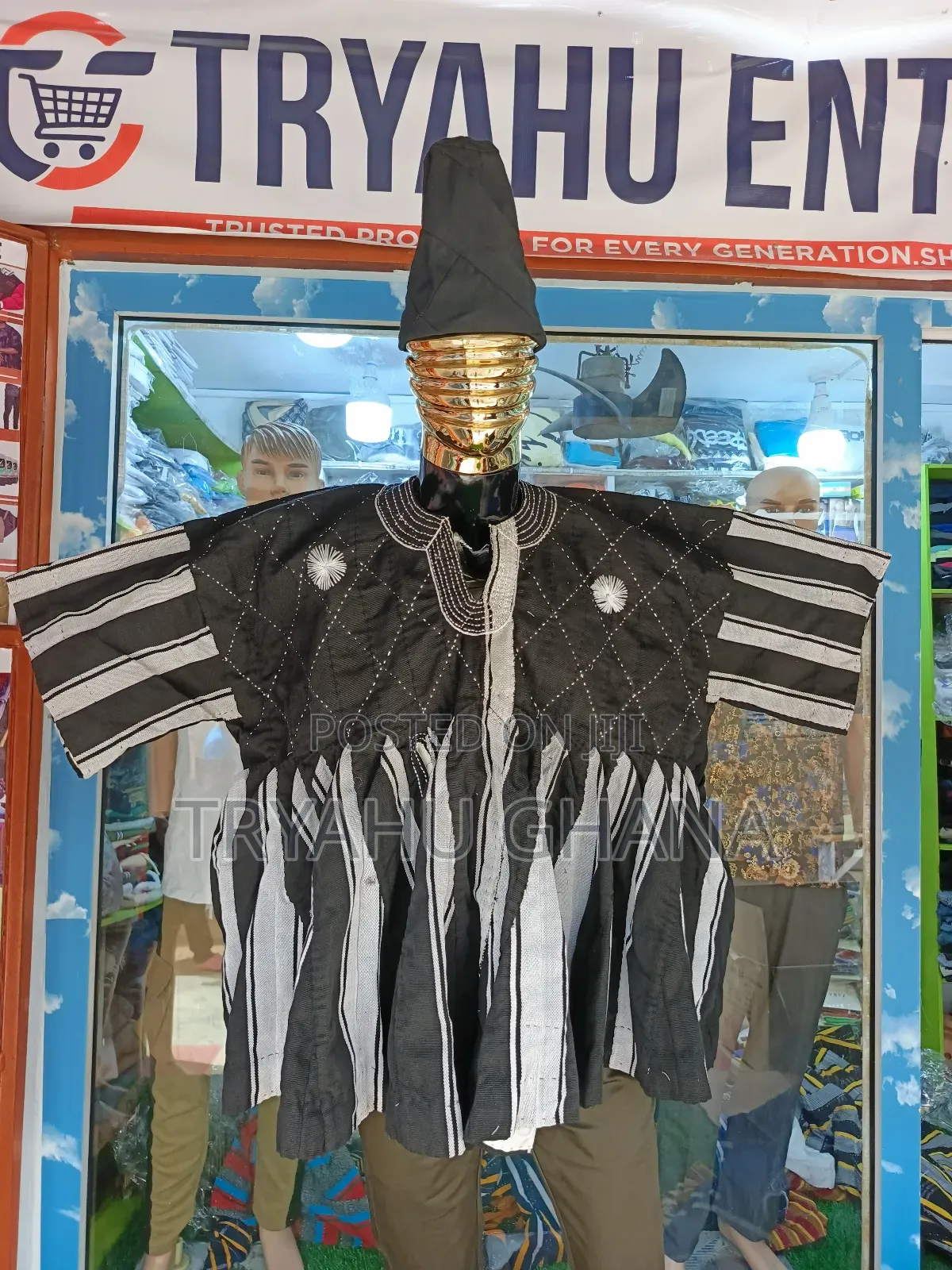 Authentic Batakari Smock – Handwoven Northern Style
