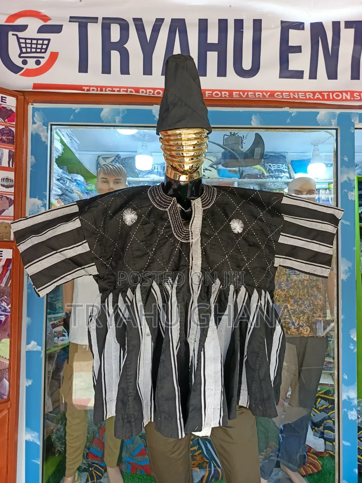 Authentic Batakari Smock – Handwoven Northern Style