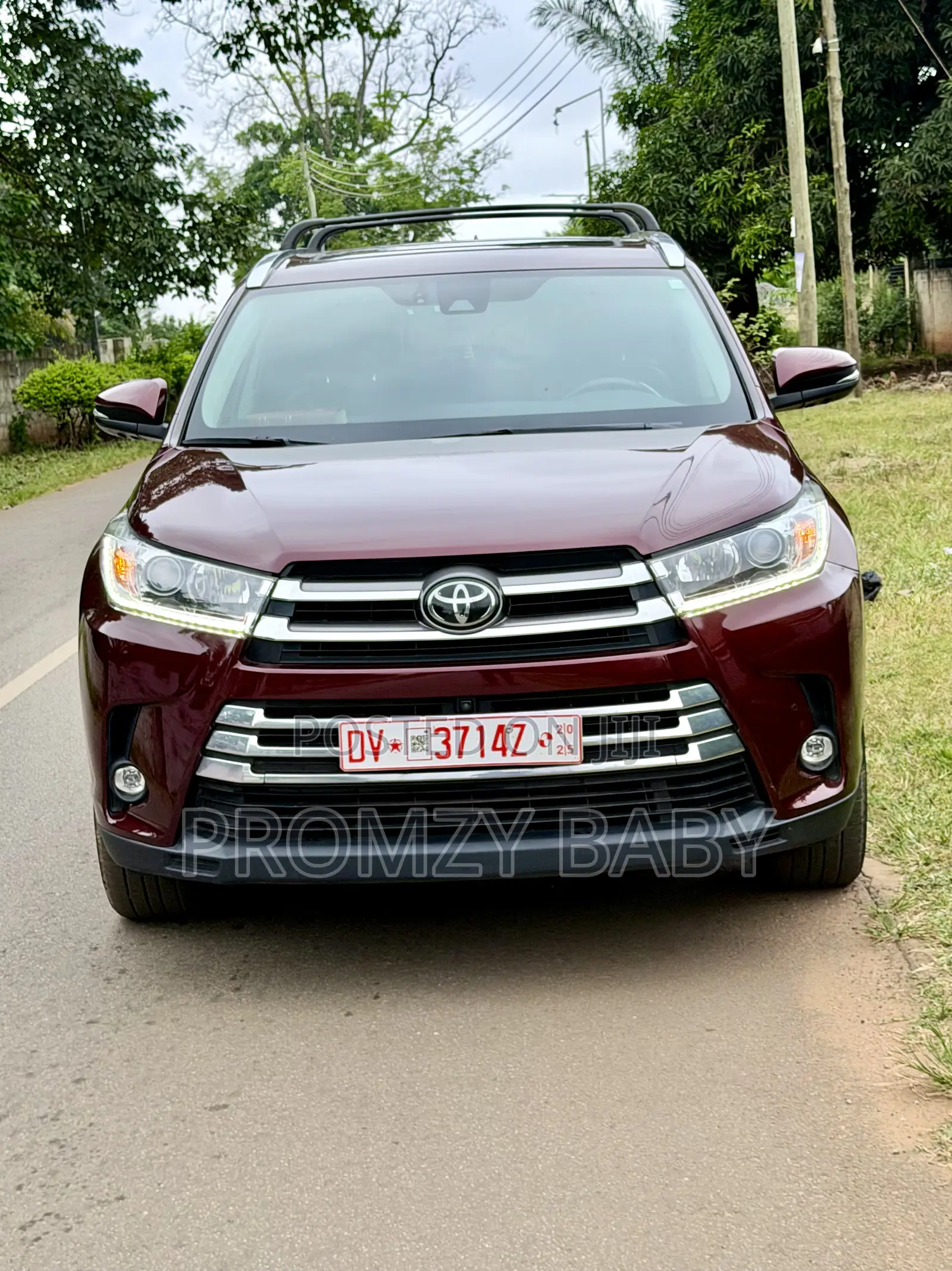 Toyota Highlander Limited Platinum 2019 Burgundy