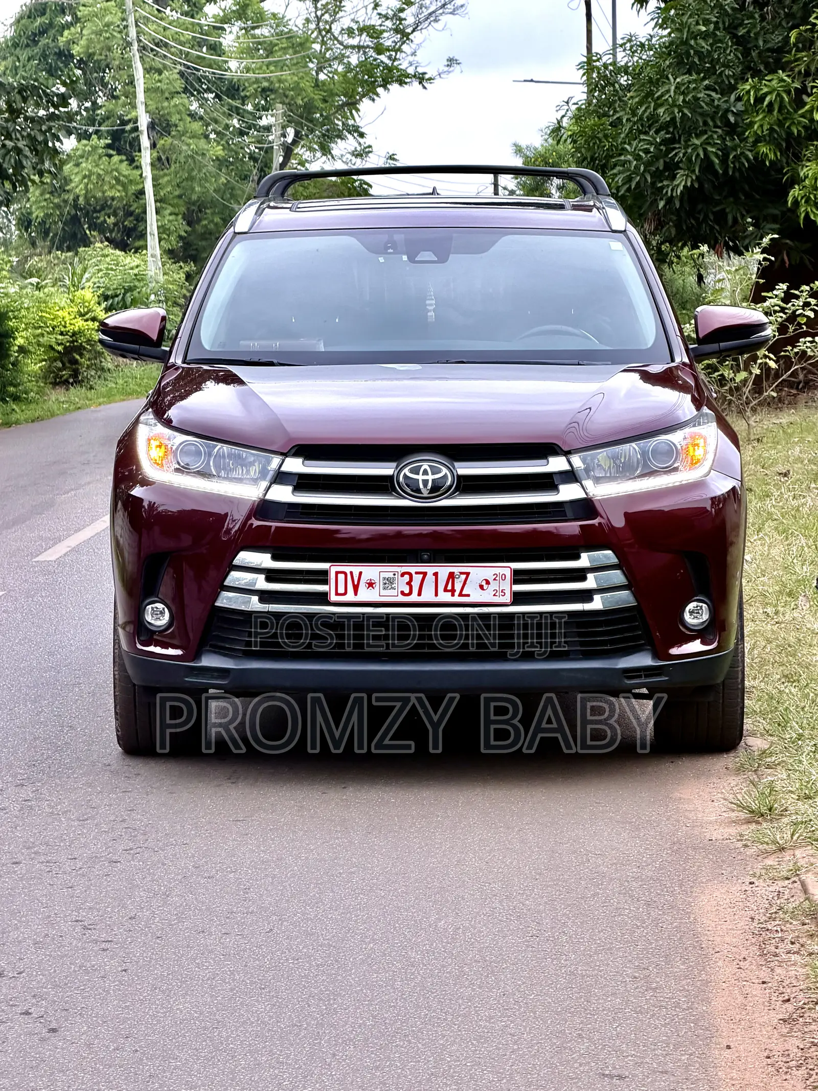 Toyota Highlander Limited Platinum 2019 Burgundy
