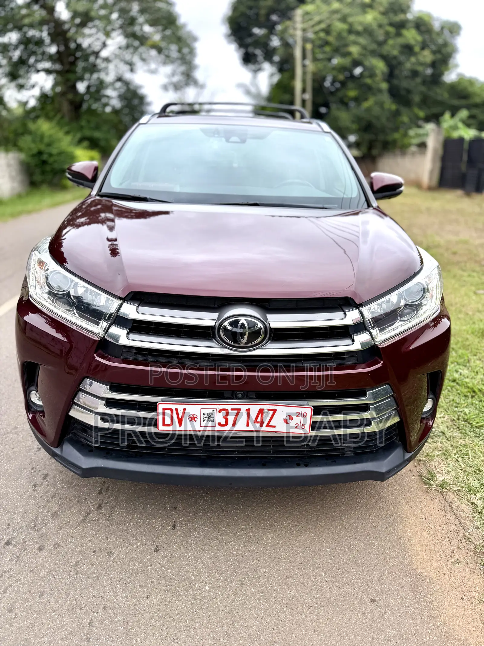 Toyota Highlander Limited Platinum 2019 Burgundy