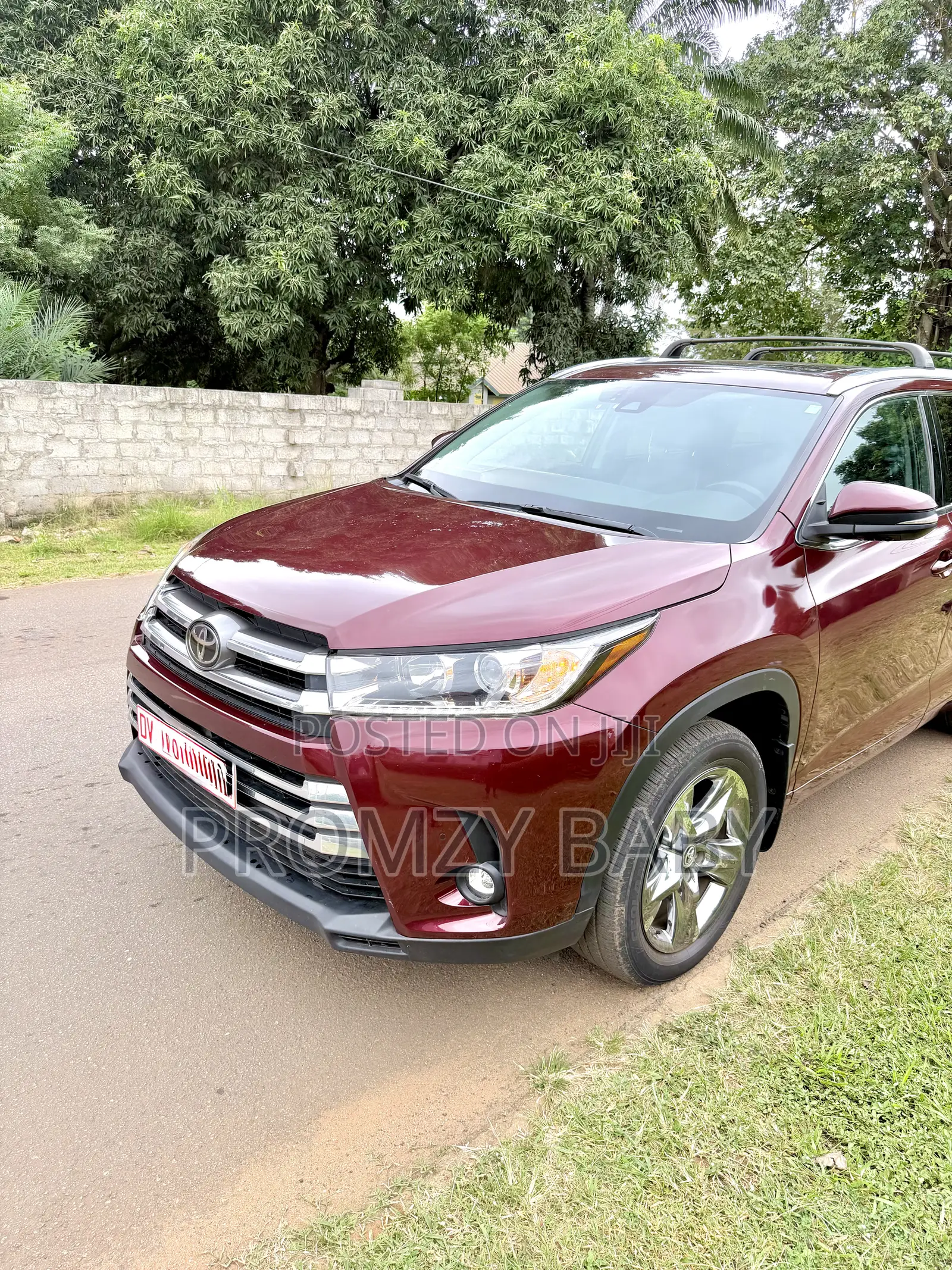 Toyota Highlander Limited Platinum 2019 Burgundy