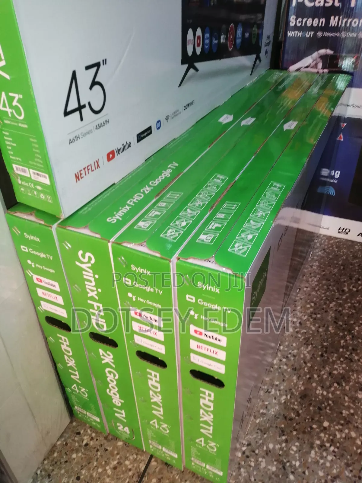 Syinix Google Smart 43 Inches Tv's