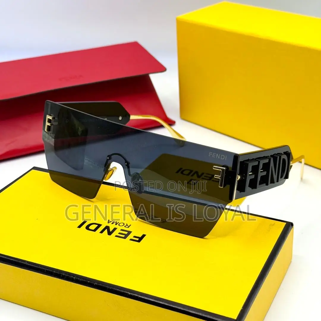 Fendi Bold, Logo-heavy Unisex Sunglasses