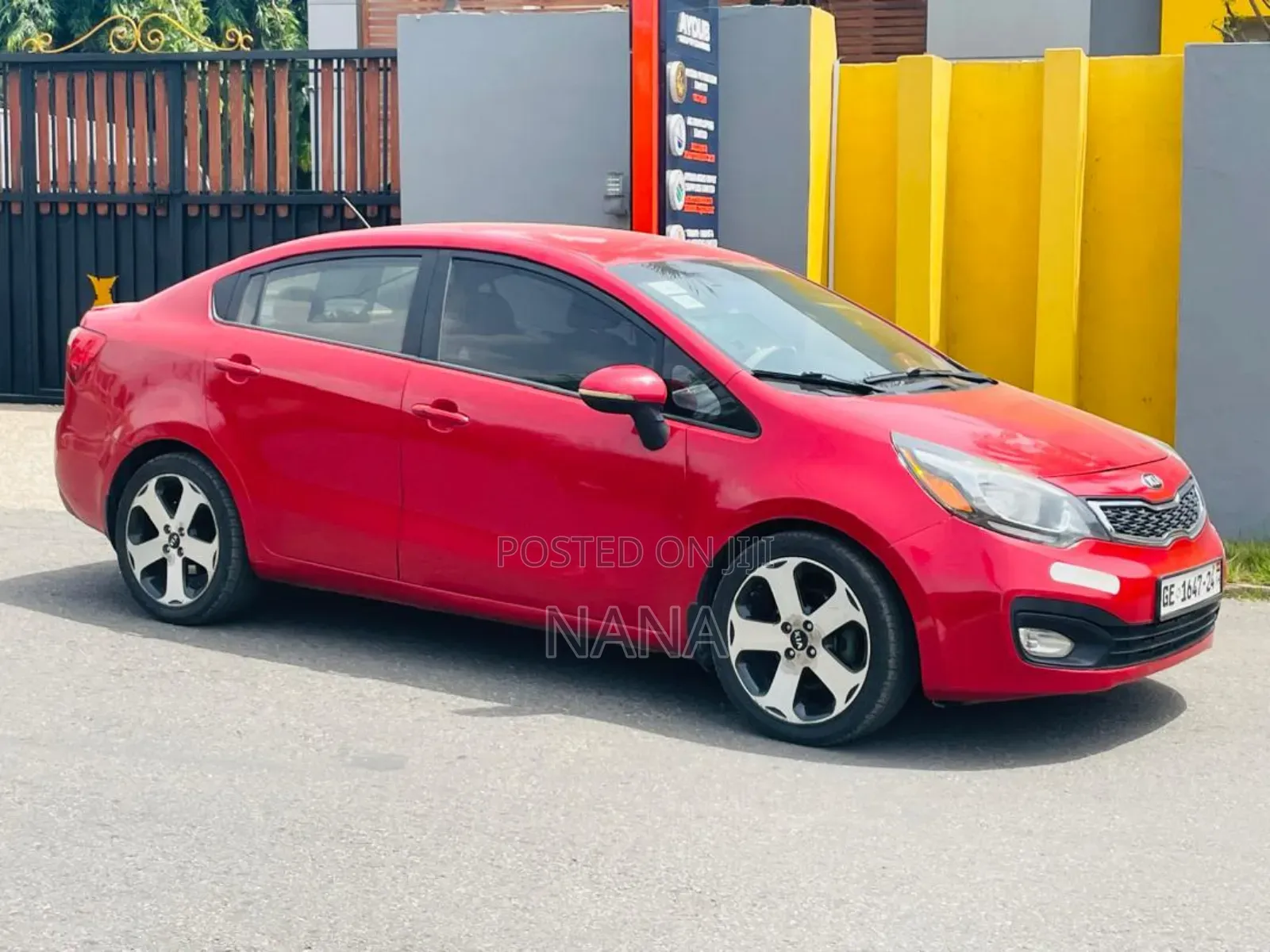 Kia Rio EX 4dr Sedan (1.6L 4cyl 6A) 2014 Red