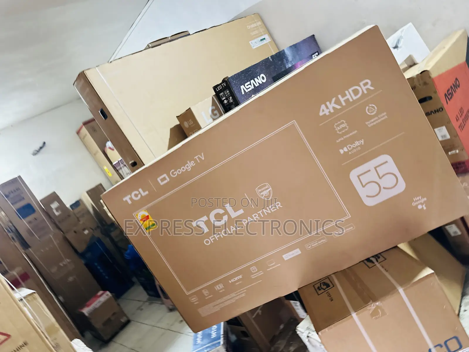 Get a New Slim TCL 55”Uhd Smart Glossy P6k