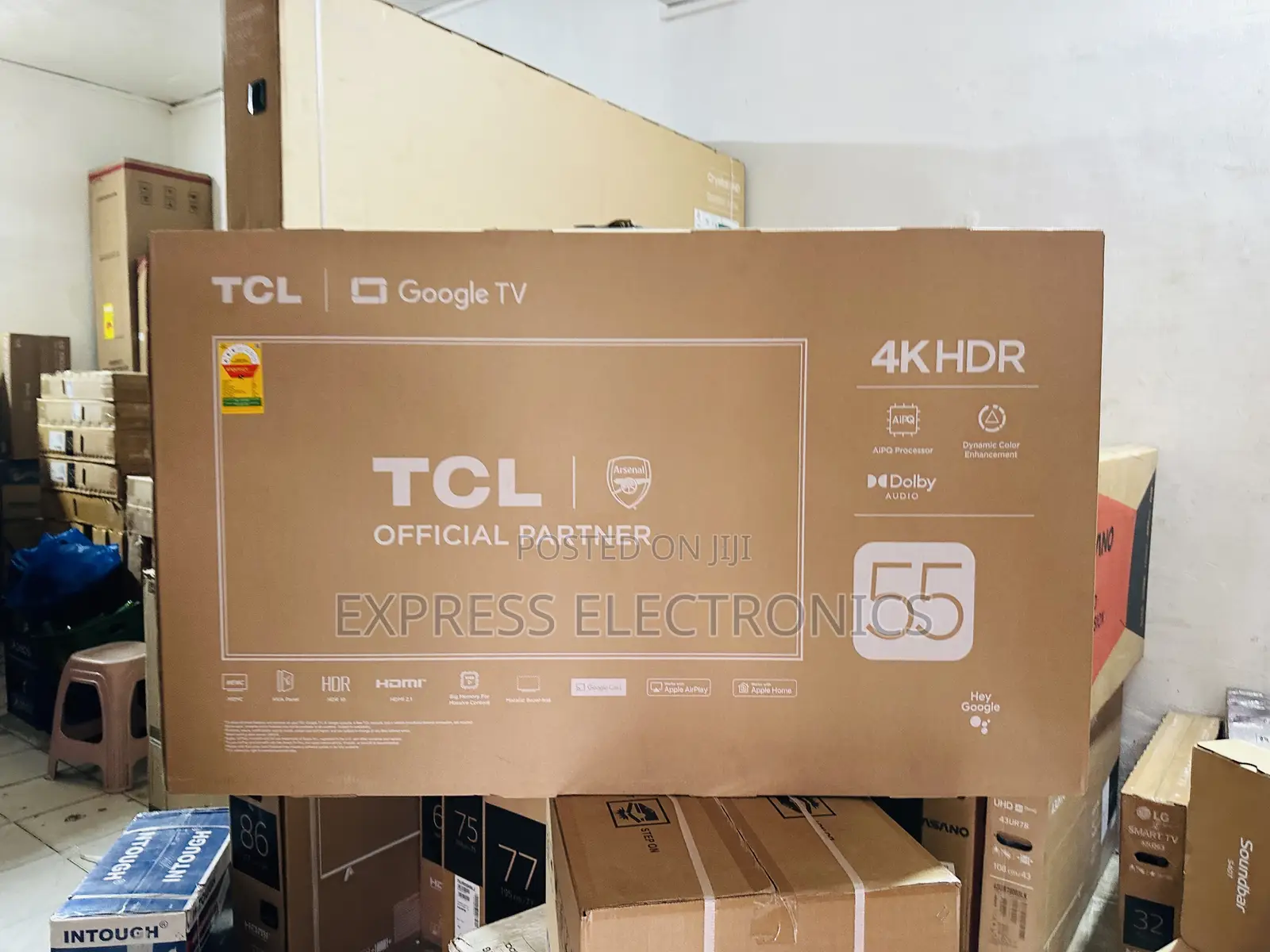Available Now at Store Uhd Smart Glossy Screen 55”P6k