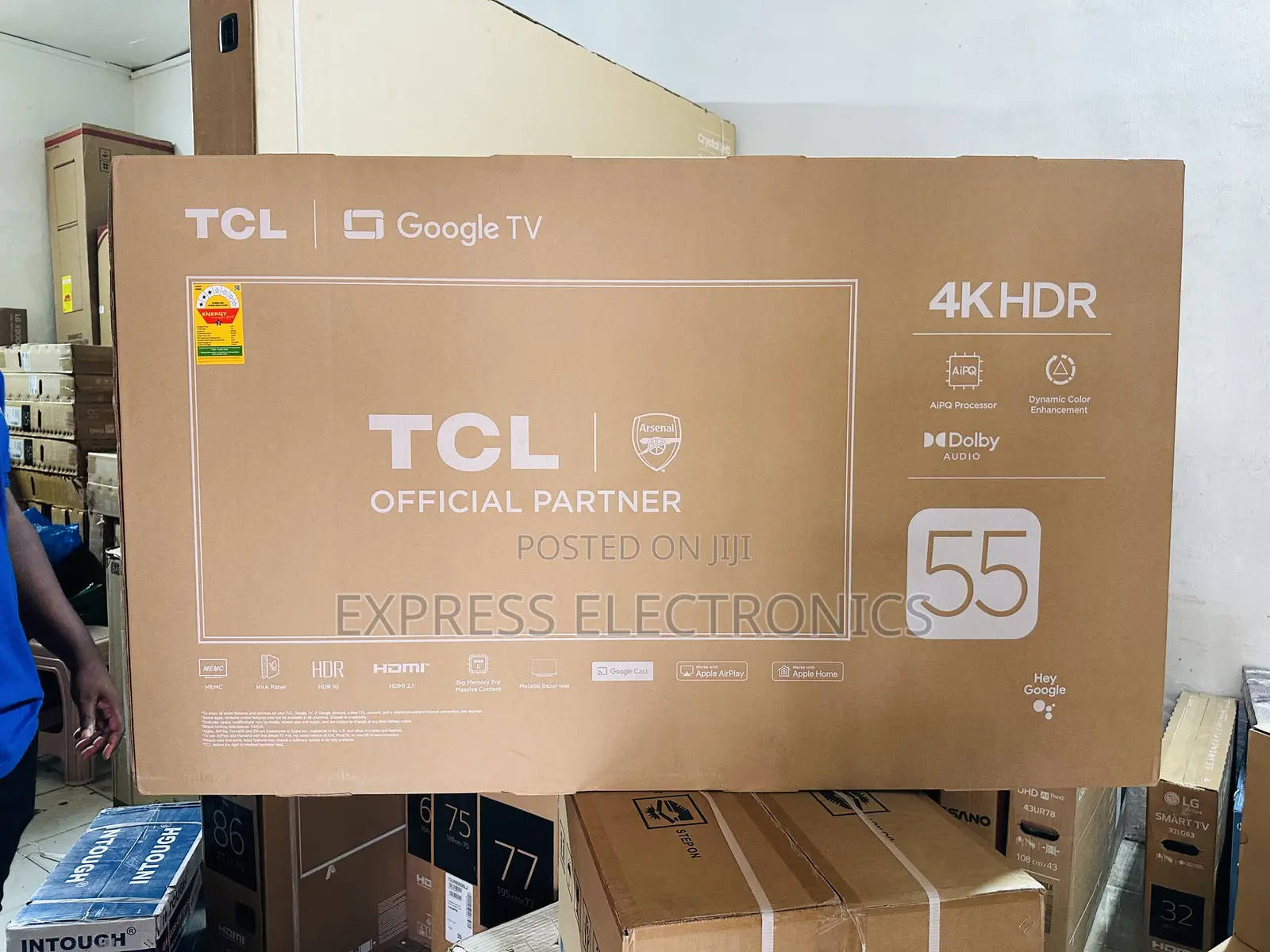 Call and Order for TCL 55”O6k Glossy Tv