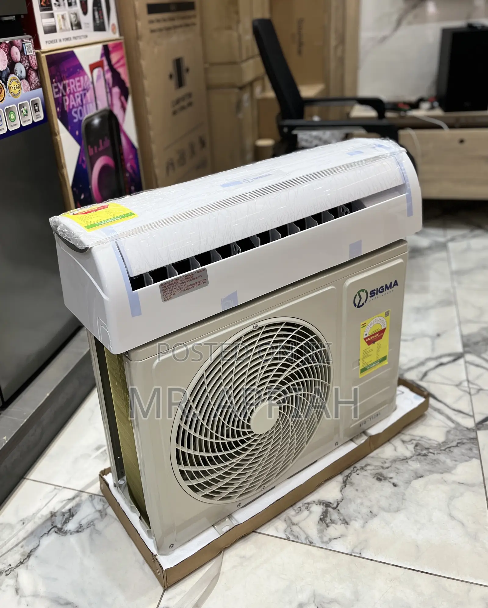 Extremely Durable Sigma 1.5hp Split Type Air Conditioner..