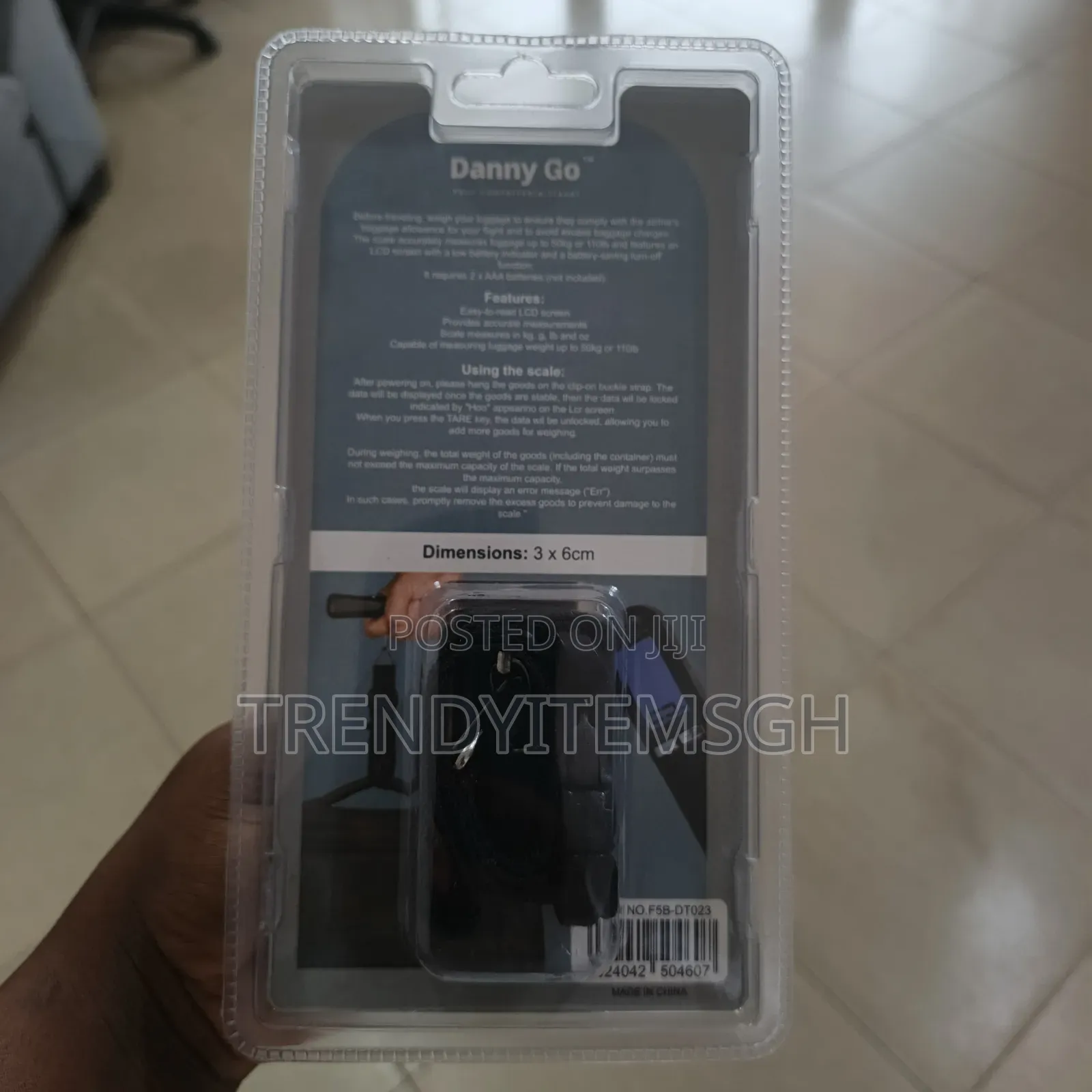 Portable Hanging Travel Luggage Scale