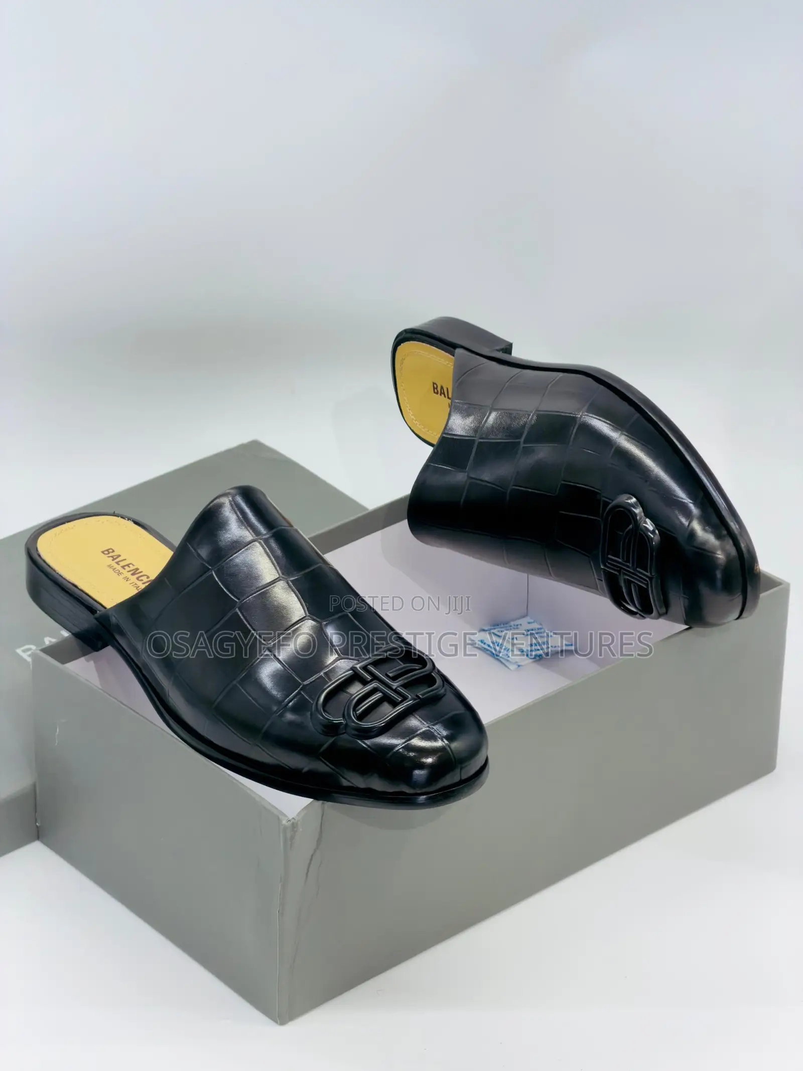 High Quality Balenciaga Half Shoe Black