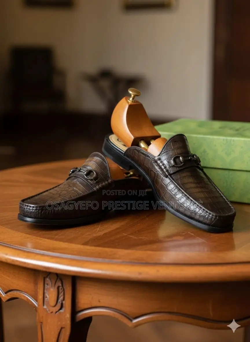 High Quality Gucci Half Shoe Coffee