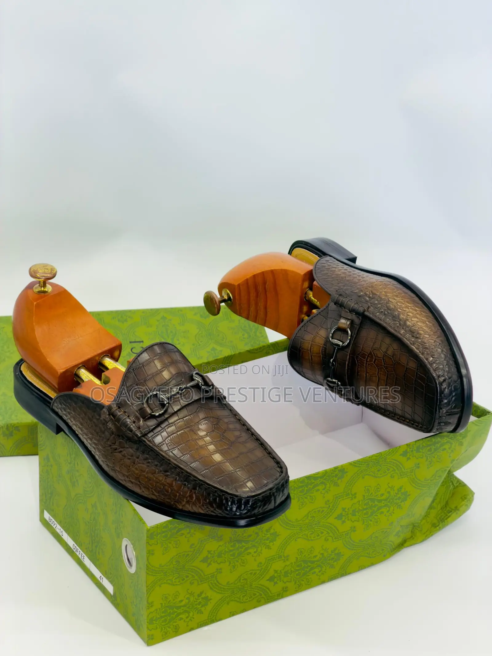 High Quality Gucci Half Shoe Coffee