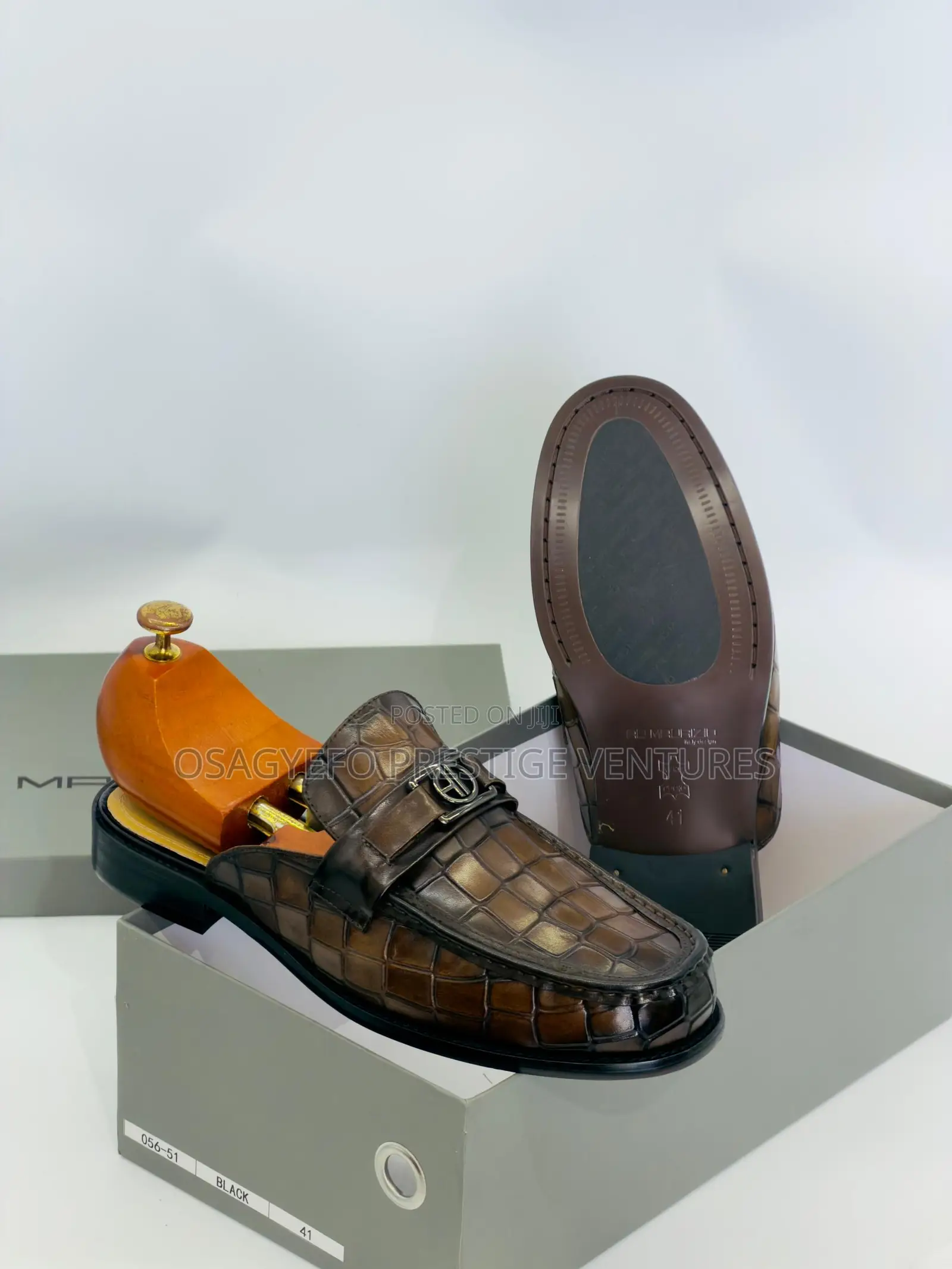 Premium Quality Morizio Half Shoe Coffee