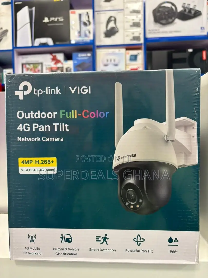 Vigi 4mp Outdoor Full-color 4g Pan Tilt Network Camera