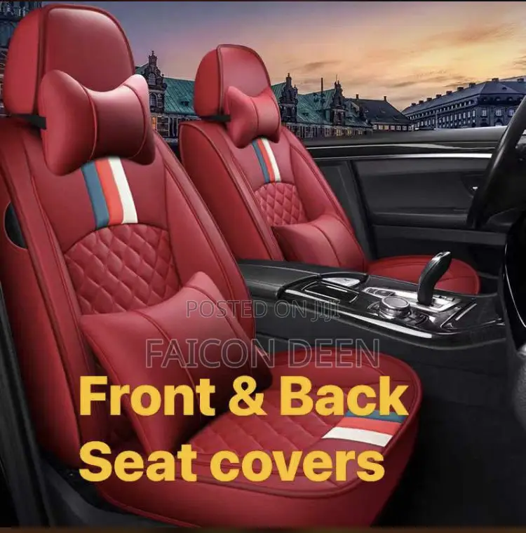 Premium Universal Back and Front Leather Car Seat Seat Covers