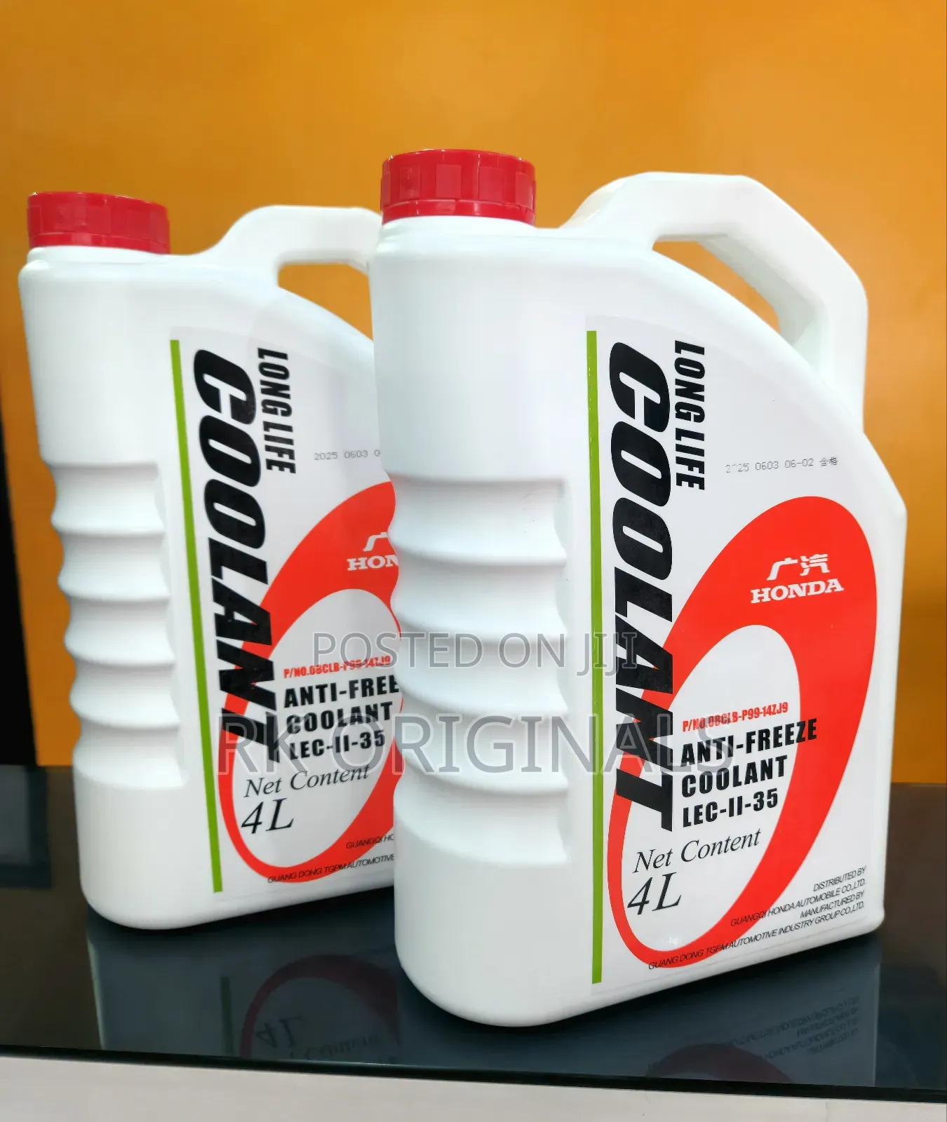 Honda Long Life Coolant Antifreeze Lec-ii-35 4l From Japan🇯🇵