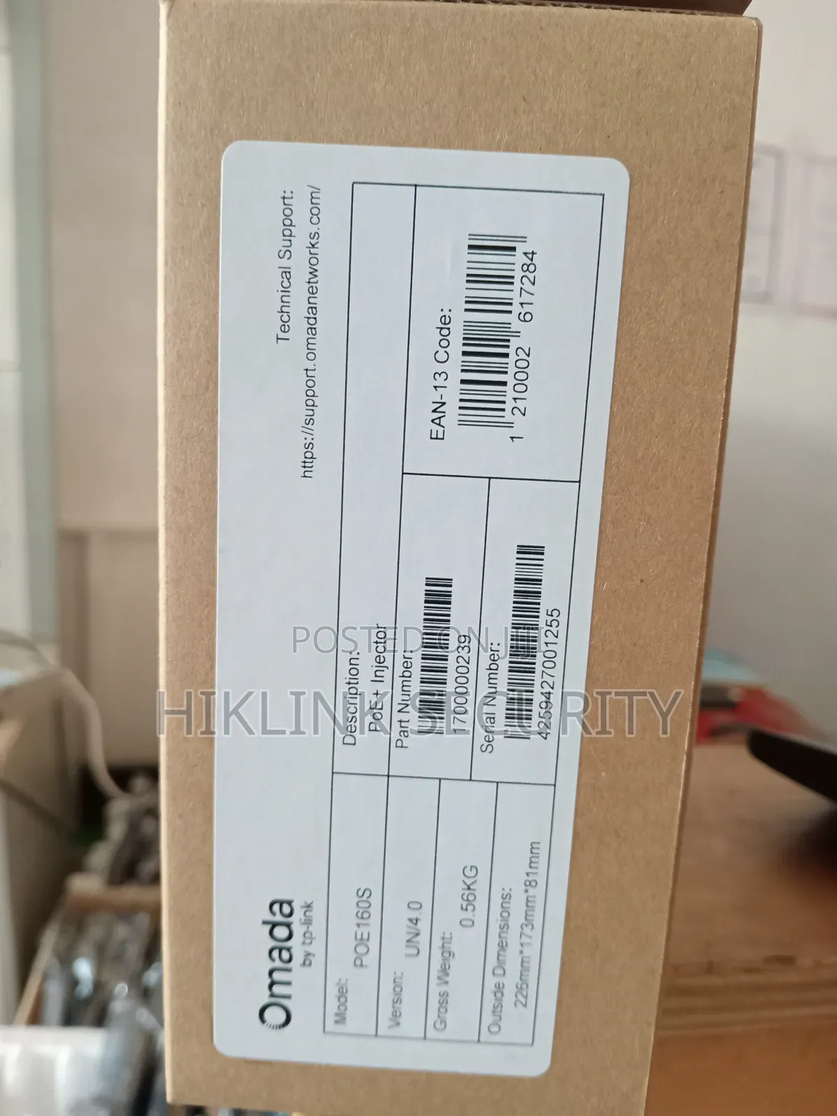 Tplink Poe Injector Omada Poe160s