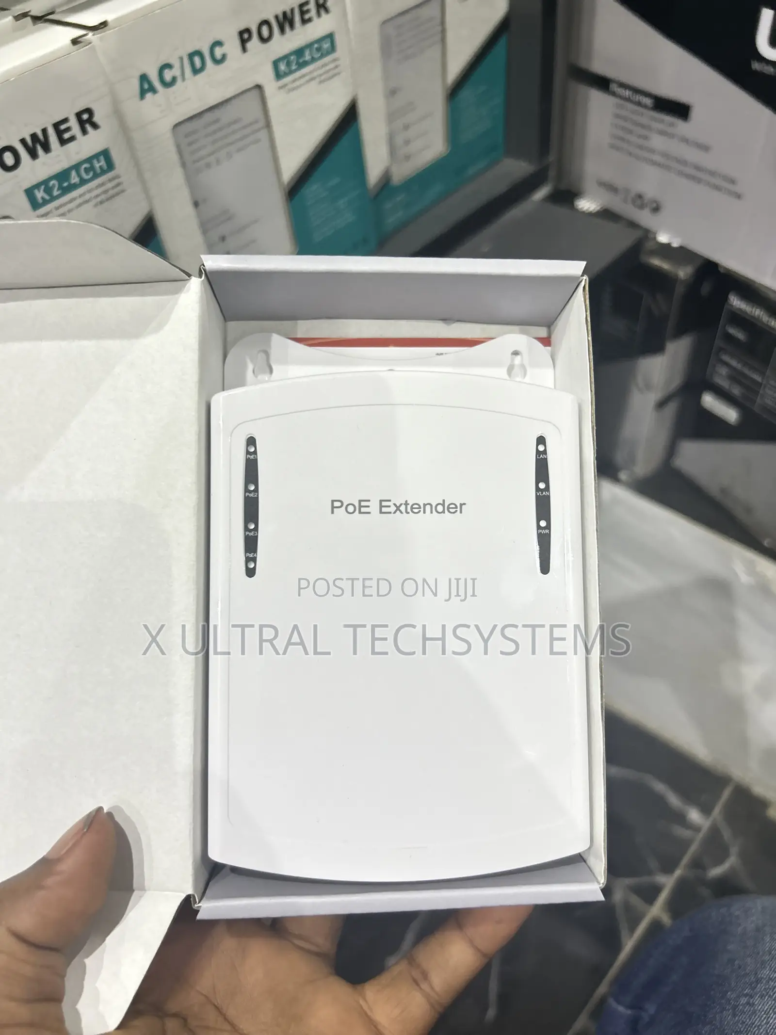 Waterproof Poe Extender 1 In 4 Out