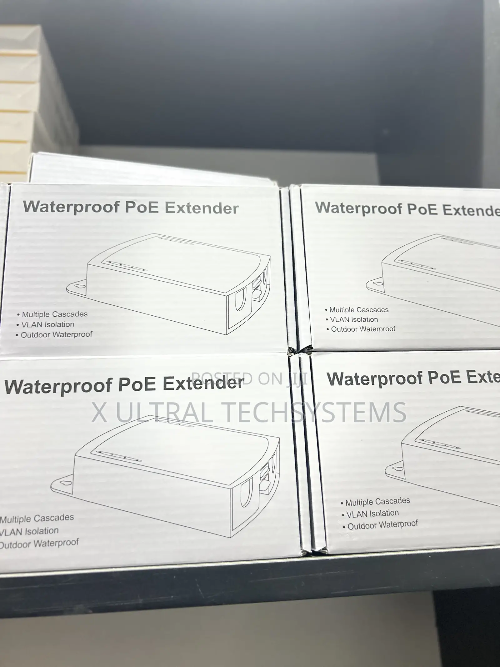 Waterproof Poe Extender 1 In 4 Out