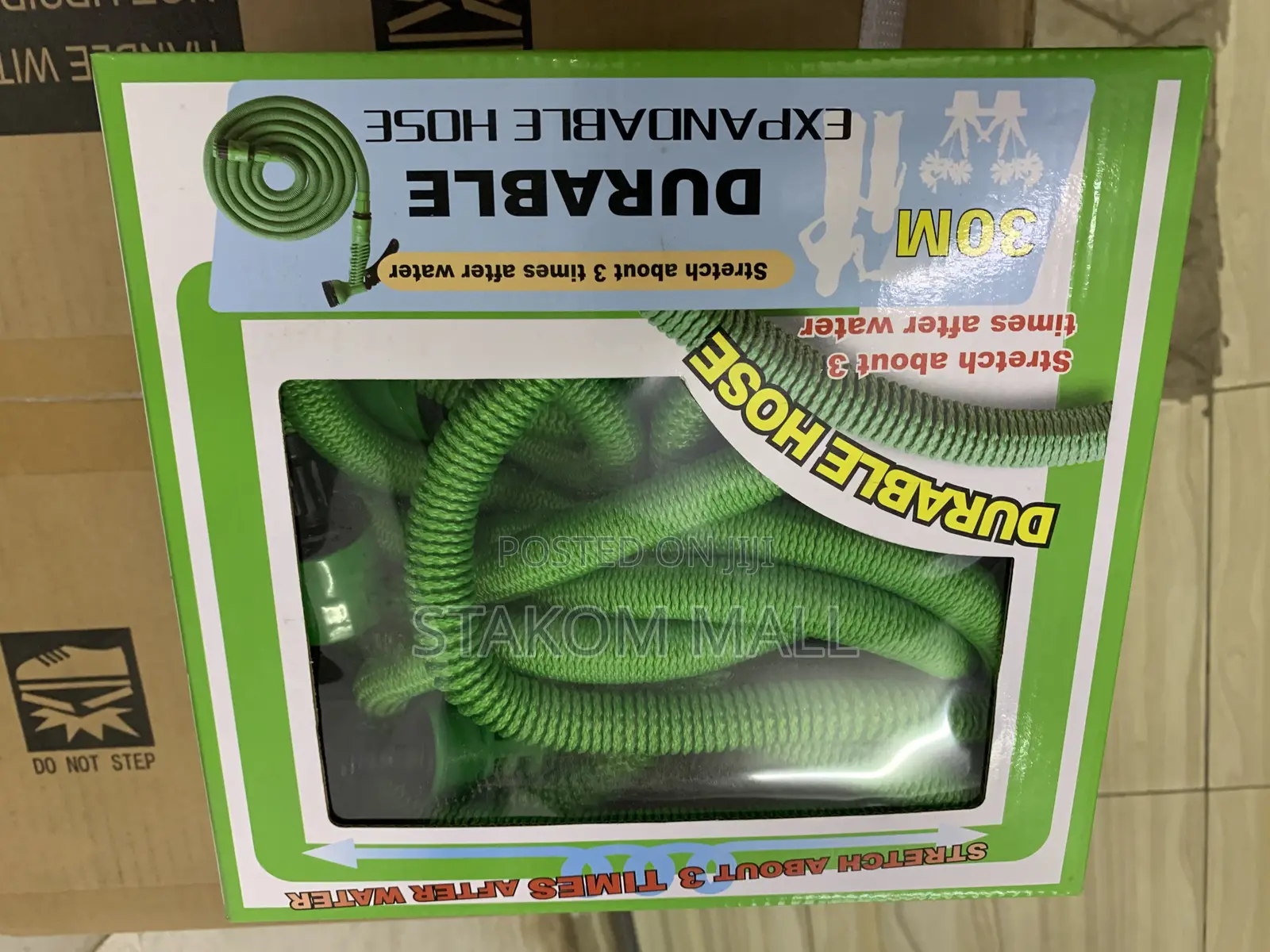 Durable Expandable Hose With Water Gun - 30m/100ft
