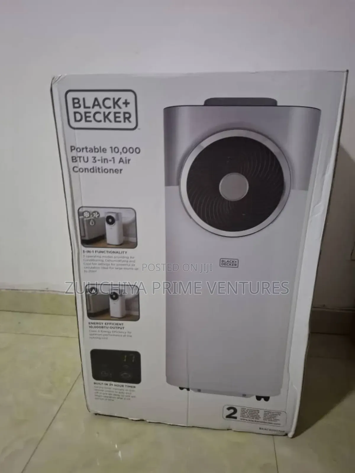 Black+Decker 10000btu 3-in-1mobile Air Conditioner (1.Hp)From Uk