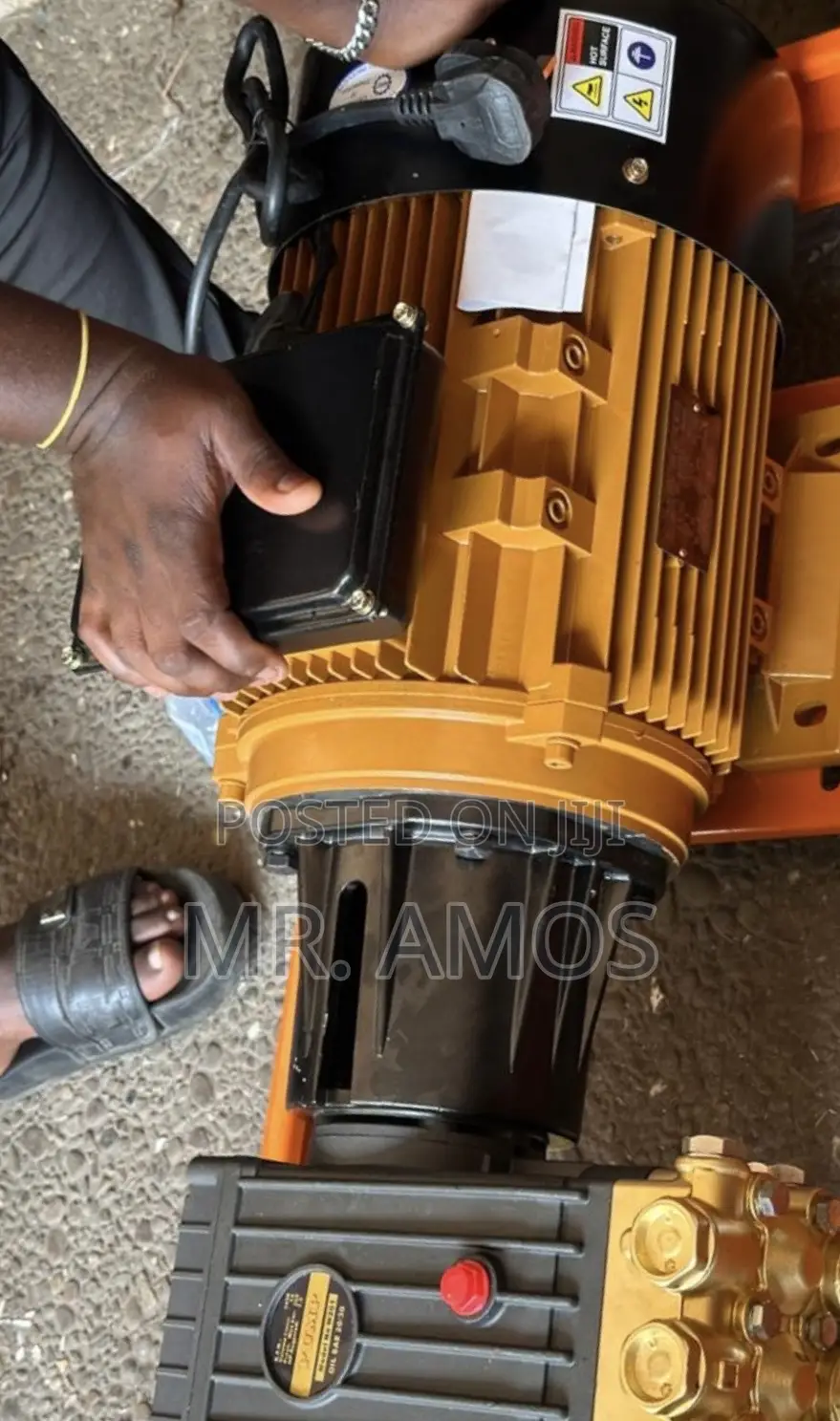 10hp Flowjet Motor Pump Pressure Washing Bay Machine + Accessories Set