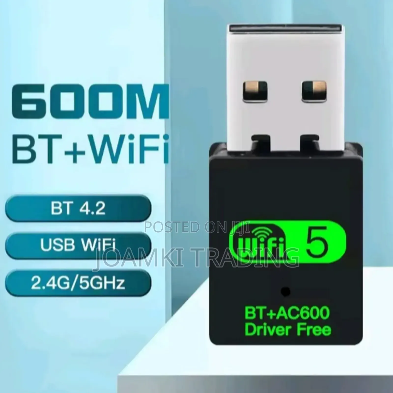 600mps 2 In 1 Wifi Adapter And Bluetooth, 2.4g,5g Ghz,